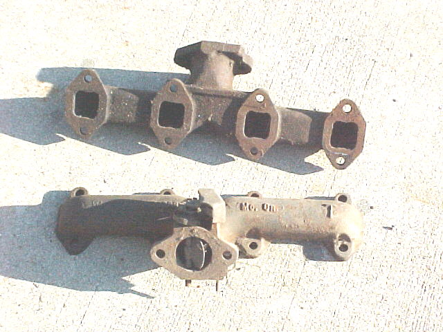 early 318 mopar manifolds