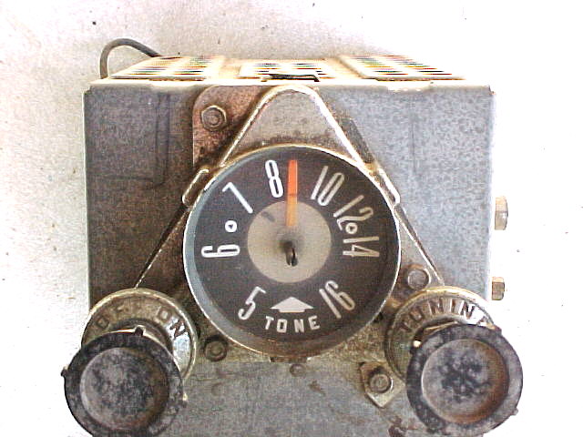 57 ford pu radio