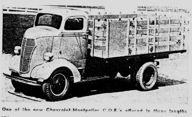 1939 was first year that Chevrolet produced their own COE